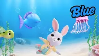 💙 Discover Blue with Tuni  💙 | Nursery Rhymes & Kids Songs with Tuni the Bunny | by Tuniwinks