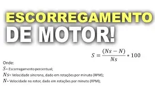 Escorregamento em motores trifásicos! Como calcular?