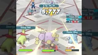 Pok&eacute;mon Masters EX - Sync Nuke James vs. Hall 24 Lyra (Battle Villa S15)