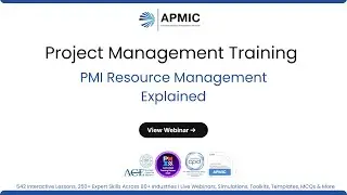 Project Resource Management: PMI Exam Overview | Advanced Project Management Certification