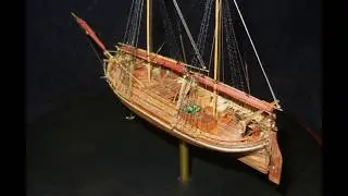 Trabaccolo, micromodello in scala 1:300