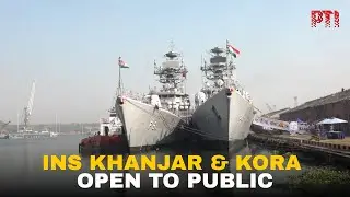 Ahead of Navy Day, INS Khanjar and INS Kora welcome visitors onboard in Kolkata