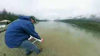 Misty Morning at Alouette Lake Float Fly Beaver 2019 fall