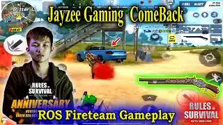 Jayzee Gaming comeback Strsam ROS, Fireteam Gameplay ft Aivan, Pia,69,TZ,Rules Of Survival