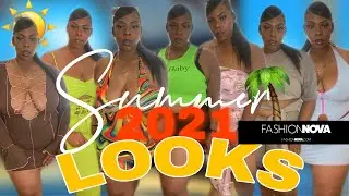 My SUMMER FASHION TRENDS 2021! ☀️ | *plus* Size FASHIONNOVA CURVE try on Haul