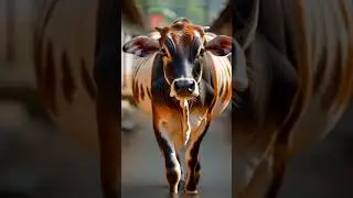 Cow Eye Contact Moment | Realistic Viral Cow Short