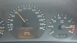 Mercedes E240 W210 0-100kmh Acceleration
