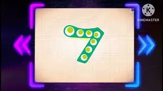 Endless Numbers 7 - Learn Number Seven - Numbers For Kids