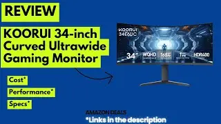 KOORUI 34-Inch Ultrawide Gaming Monitor Review | 165Hz WQHD 1000R Curve | Best Budget Ultrawide 2025