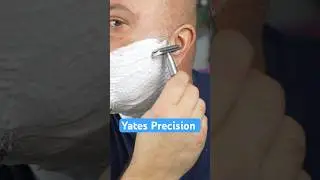 Precision Shaving with Yates Safety Razor Merica | ASMR Shaving