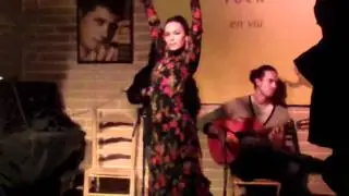 Incredible Flamenco Dancer in Small Jazz Club, Barcelona Spain