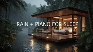 YOU WILL FALL ASLEEP FAST 🌧️ DEEP SLEEP RAIN + PIANO | Insomnia Relief (3+ HOURS)