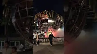 hollywood universal Sign Globe March 31 2018