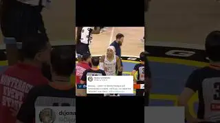 DiJonai Carrington was trying to talk to the referee, but he called security over 😆