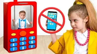 Mobile Phone Jail with Eva and Little brother for kids