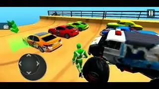 Crazy Mega Ramp Car Jump 😱🚗 | Funny Car Stunt Game for Kids#MegaRampCarStunt