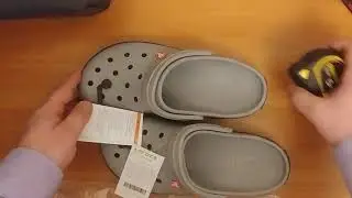 Распаковка Кроксы Crocs Jibbitz Crocband из Rozetka!