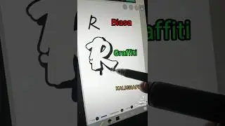 Kreasi Huruf biasa, Graffiti, & Kaligrafi