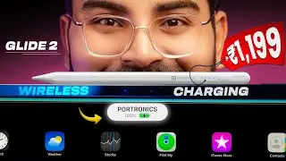 Portronics Glide 2 Stylus Pencil Review 🔥 Best Apple Pencil Alternatives for iPad Wireless Charging