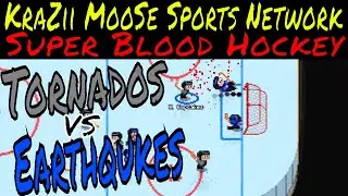 Super Blood Hockey Topeka Tornado's VS Weary Earthquakes Season # 1 Finals Live From The MooSe Cave