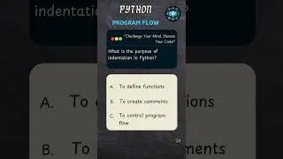 🔥 Python Flow Control MCQs: Master Loops & Conditionals! - 01 🔥