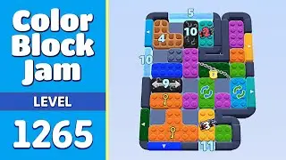 Color Block Jam Level 1265 (1266) | Every Puzzle Solved! 🎯
