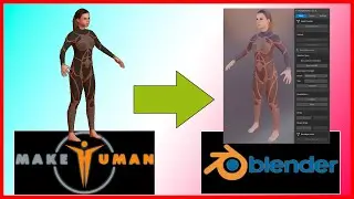 💯Pasar modelo de Makehuman 1.2 a Blender 2.8 - addon plugin