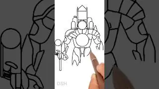 Skibidi Titan clockman easy drawing #skibiditoilet