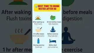 After 60 : Best Time To Drink Water