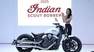 Представлен новый Indian Scout Bobber 2025 года &mdash; этот зверь уничтожит любой круизер! 😱