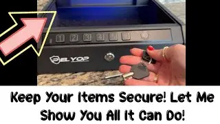 PELYOP Safe- Key, Code, Fingerprint Entry! Unboxing, How Tos and Review