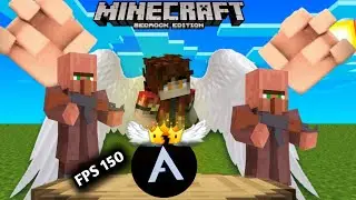 FPS BOOSTER FIRST EVER Minecraft Mobile Client.. (Atlas Client) link in description