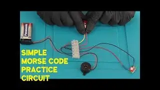 Simple Morse Code Unit Terminal block no soldering needed