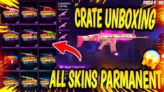 Opening Weapons Crates And All Weapons Crates Parmanent 2023 || Garena Free Fire
