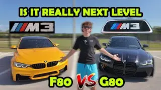 Действительно ли BMW G80 M3 — это автомобиль следующего уровня по сравнению с BMW F80 M3?