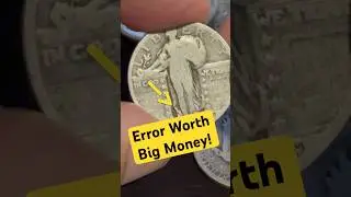 Standing Liberty Quarter Error Worth Big Money! #coin #quarter