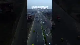 Winter Morning View Ahmedabad ☃️😍🔥| Ahmedabad City Drone Shoot 2024 #ahemdabad #trendingshorts