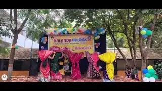 8th Girls Dance Perfomance (2025 Year Ending Celebration;s in Nalanda High School, Yerragondapalem)
