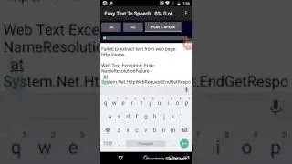 Failed no extract text from web page