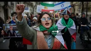 Thousands march in US against Iran&rsquo;s crackdown on protesters