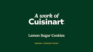 Cuisinart&reg; | Lemon Cookies
