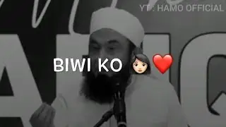 APNE FARMAYA BIWI KO LUKMA KHILANA ❤️😍 | Molana Tariq Jameel Bayan | Hamo Official | Whatsapp status