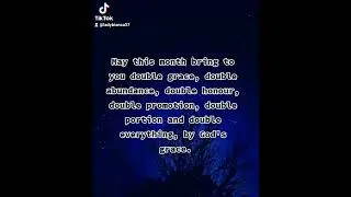 New month Prayer