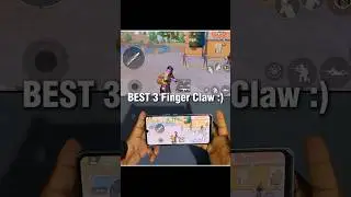 BGMI & PUBG MOBILE Best 3 finger claw control code #shorts