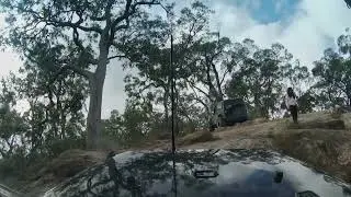 2024-08: Working for the climb at Wheeny Creek in a Jeep Wrangler Rubicon JK 2 door