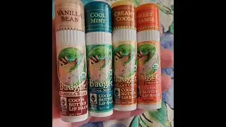 #CrueltyFree #USDAOrganic Badger Balm Lip Balm Review