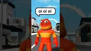 Cara membuat RED LARVA OI OI OI (memes) di brookhaven #shorts #robloxmemes