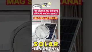 Smart Solar Ceiling Light - Solar LED Light Free From Electric Bills