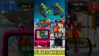 P90 vs Groza Comparison in Gildade Place In New Themed Arena | #zodking #pubg #pubgM