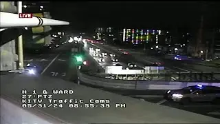 A portion of Ward Avenue is closed in both directions between Lunalilo and Kinalau in the upper